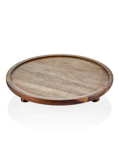 The Mia Natura Akasya Ayaklı Servis 32 cm