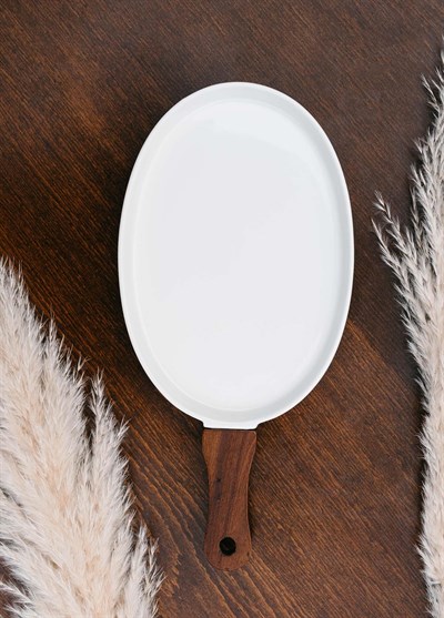 The Mia Woody Porselen Servis 40x20 cm