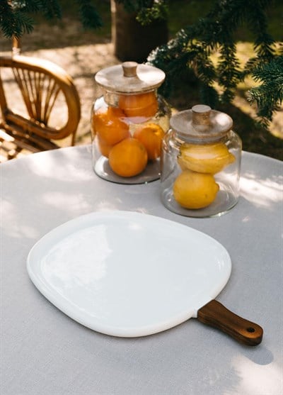 The Mia Woody Porselen Servis 44x30 cm