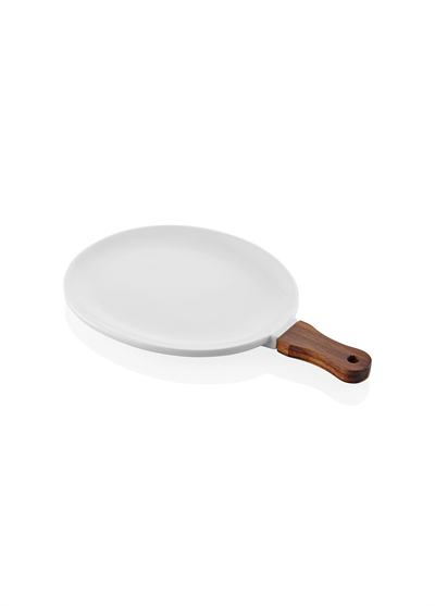 The Mia Woody Porselen Servis 34x21 cm