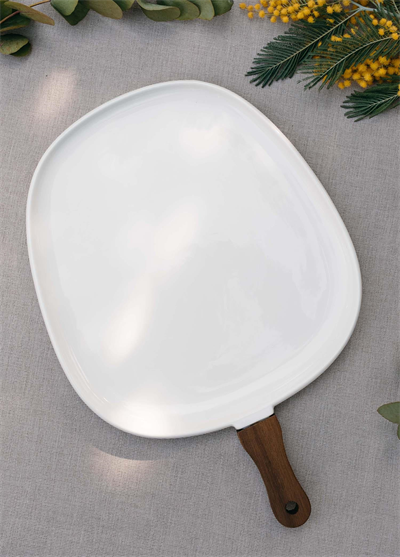 The Mia Woody Porselen Servis 44x30 cm