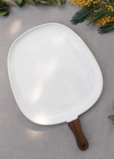 The Mia Woody Porselen Servis 44x30 cm