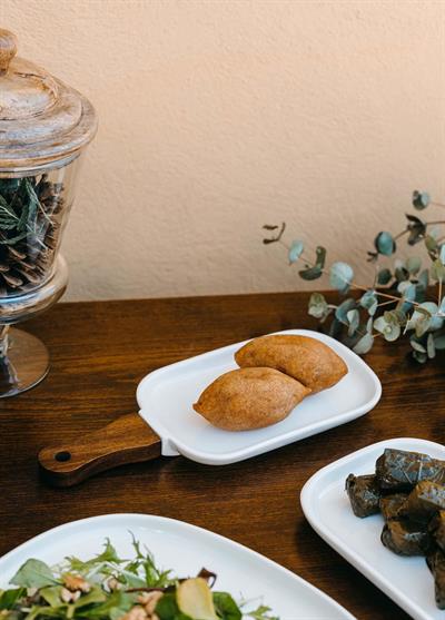 The Mia Woody Porselen Servis 29x12 cm