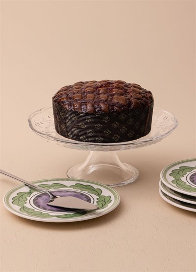 The Mia Ayaklı Cam Sunum Tabağı 20x10 cm CAM0500