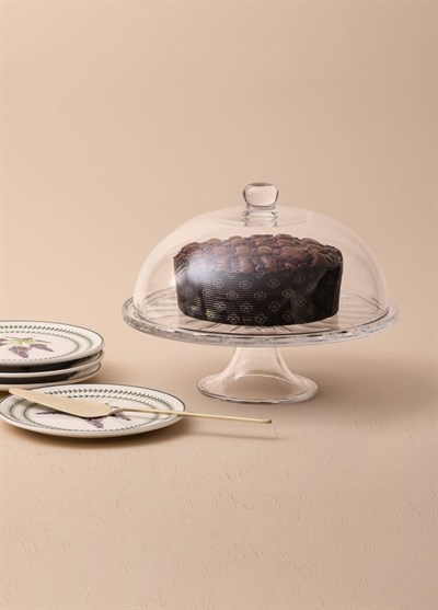 The Mia Ayaklı Pasta Kek Fanusu 30x24 cm CAM0495