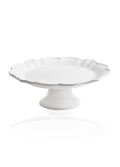 The Mia Grande Pasta Kek Standı Beyaz 32x12 cm GRD0011