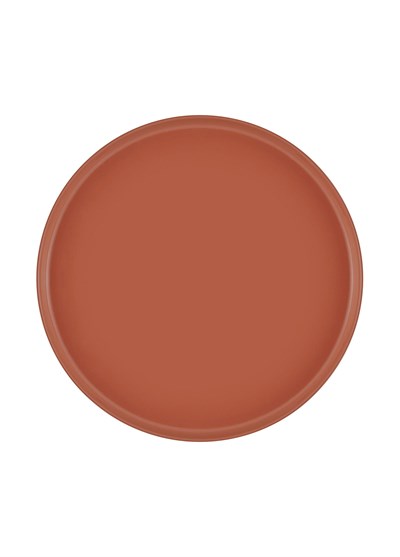 The Mia Limoges Ahşap Ayaklı Tabak Terracota 27x12 cm