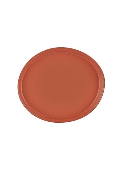 The Mia Limoges Ahşap Ayaklı Tabak Terracota 22x6 cm