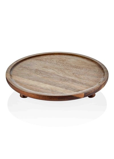 The Mia Natura Akasya Ayaklı Sunum Tahtası 32 cm