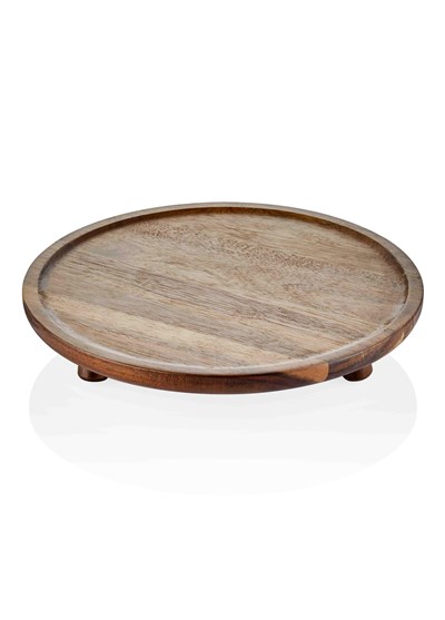 The Mia Natura Akasya Ayaklı Servis 32 cm