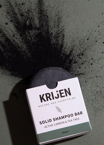 Krijen Aktif Karbon ve Çay Ağacı Katı Şampuanı 100 Gr