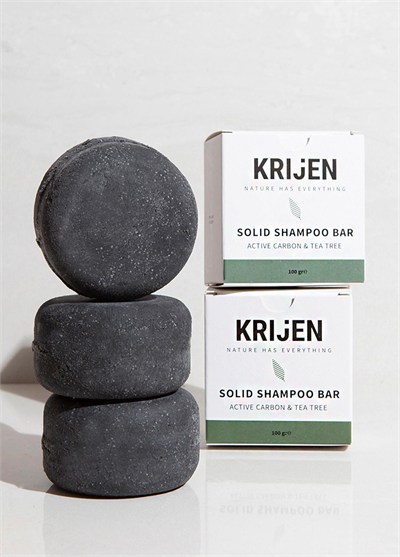 Krijen Aktif Karbon ve Çay Ağacı Katı Şampuanı 100 Gr