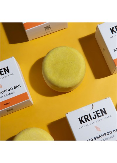 Krijen Hindistan Cevizi ve Portakal Katı Şampuan 100 Gr