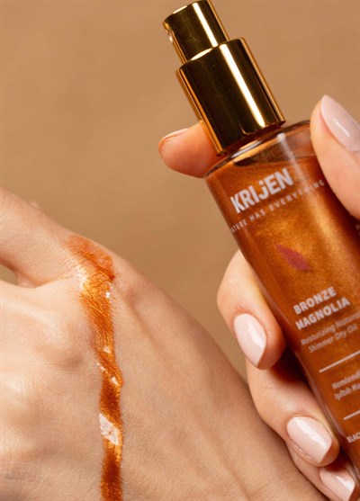 Krijen Işıltılı Nemlendirici Vücut Kuru Yağ 50 Ml