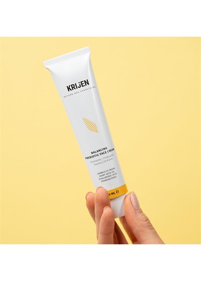 Krijen Kenevir Tohumu + Hyaluronik Asit | Fermente / Prebiyotik Karma Cilt Yüz Kremi 50 Gr