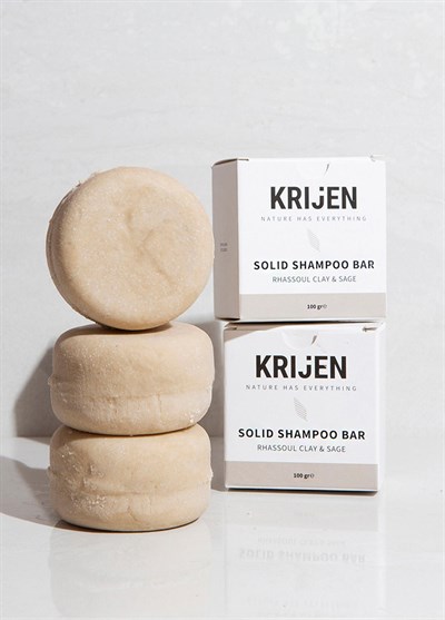 Krijen Rhassoul Kili ve Adaçayı Katı Şampuan 100 Gr