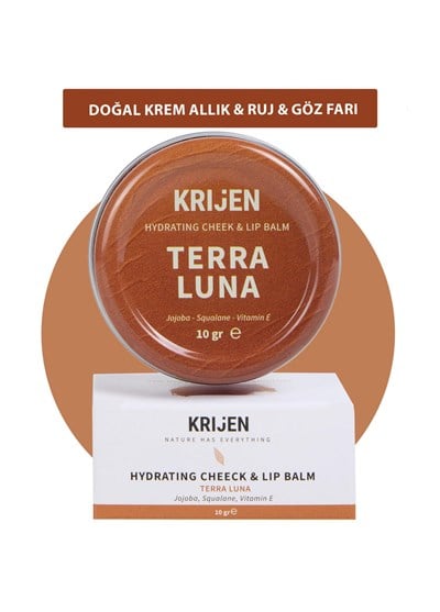 Krijen Terra Luna Bronz Renkli Dudak & Yanak Balmı