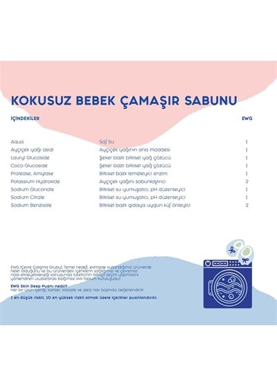 Lindos Çamaşır Sabunu Kokusuz Bebek 600ml