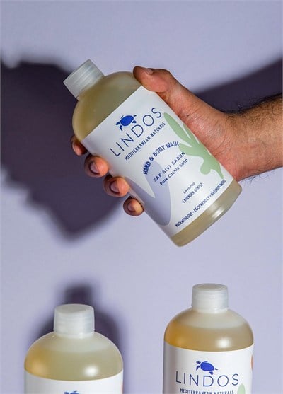 Lindos Saf Sıvı Kastil Sabun Lavanta 600ml