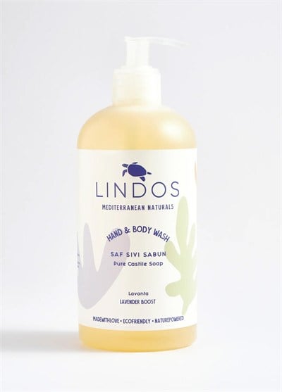 Lindos Saf Sıvı Kastil Sabun Lavanta 600ml