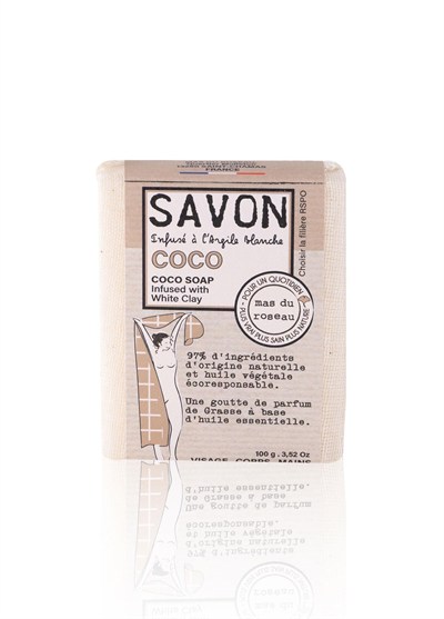 Mas du Roseau Coconut Herbal Soap Hindistan Cevizli Sabun100g