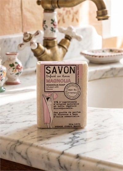 Mas du Roseau Magnolia Scented Herbal Soap | Manolya Sabunu 100g