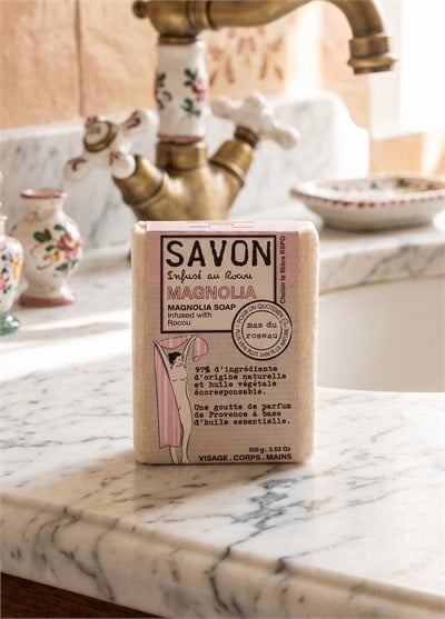 Mas du Roseau Magnolia Scented Herbal Soap | Manolya Sabunu 100g