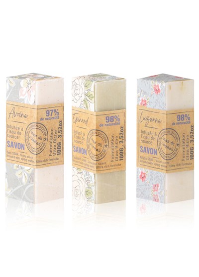 Mas du Roseau Oat Alfalfa Spinach Soap Set Bitkisel Sabun Seti