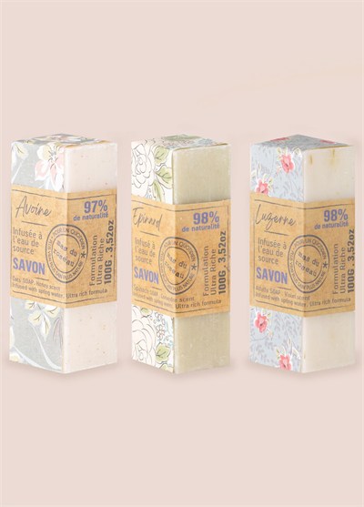 Mas du Roseau Oat Alfalfa Spinach Soap Set Bitkisel Sabun Seti