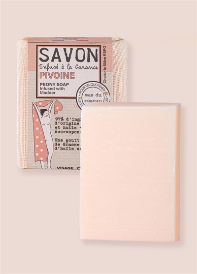 Mas du Roseau Peony Scented Herbal Soap | Şakayık Sabunu 100g