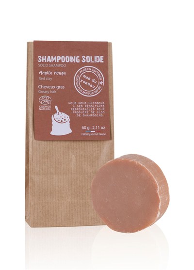Mas du Roseau Red Clay Solid Shampoo Katı Kırmızı Kil Şampuanı
