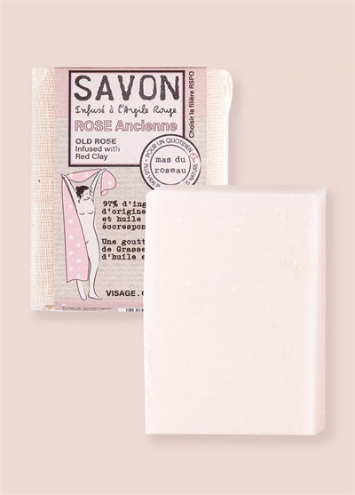 Mas du Roseau Rose Scented Herbal Soap Gül Kokulu Bitkisel Sabun