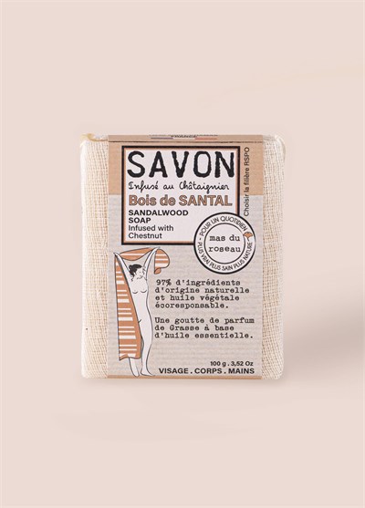 Mas du Roseau Sandalwood Herbal Soap 100g | Sandal Ağacı Sabun