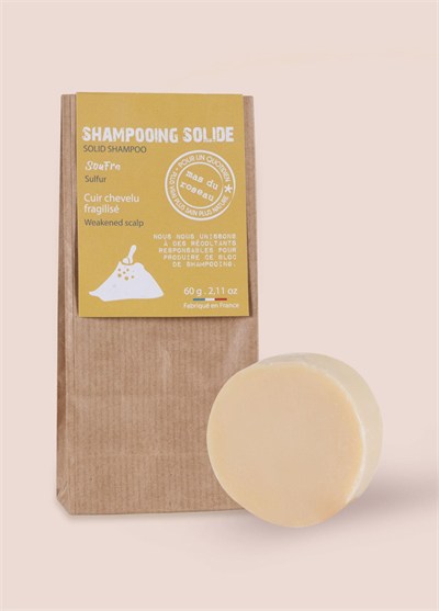 Mas du Roseau Solid Shampoo Sulfur 60g Kükürtlü Katı Şampuan