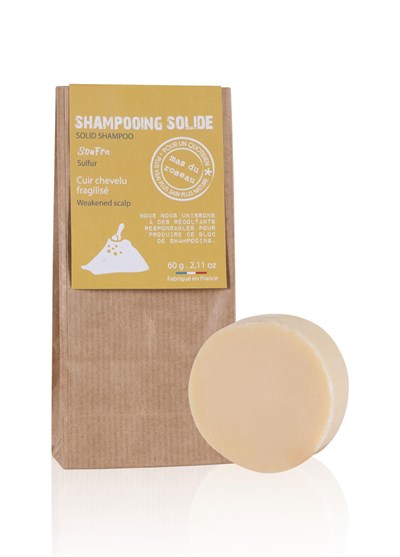 Mas du Roseau Solid Shampoo Sulfur 60g Kükürtlü Katı Şampuan
