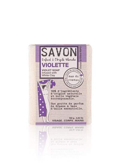 Mas du Roseau Violet Scented Herbal Soap | Menekşe Sabunu 100g