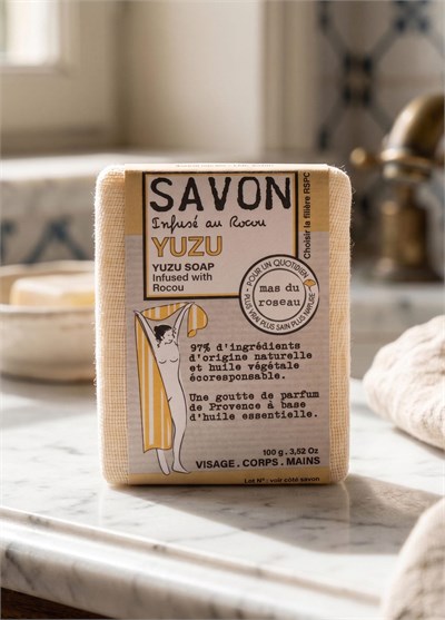 Mas du Roseau Yuzu Citrus Soap 100g Japon Narenciyeli Sabun