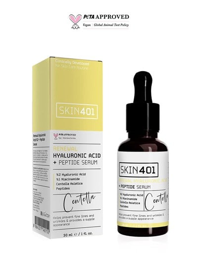 Skin401 %2 Hyarulonik Asit Peptit Yogun Nemlendirici Serum 30ml