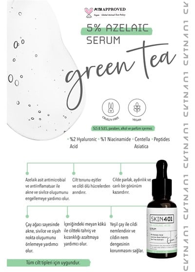 Skin401 %5 Azelaik Asit Serum 30ml