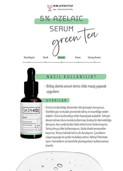 Skin401 %5 Azelaik Asit Serum 30ml