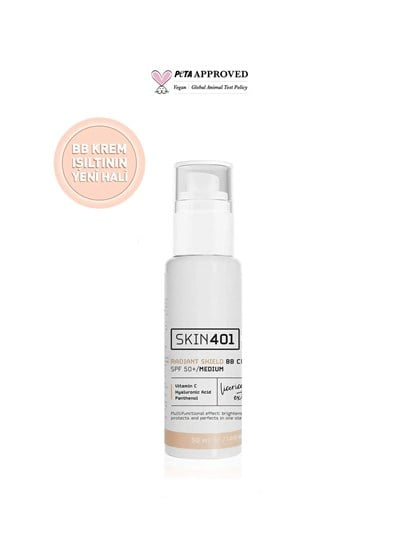Skin401 Aydınlatıcı BB Krem SPF 50+Medium Tone