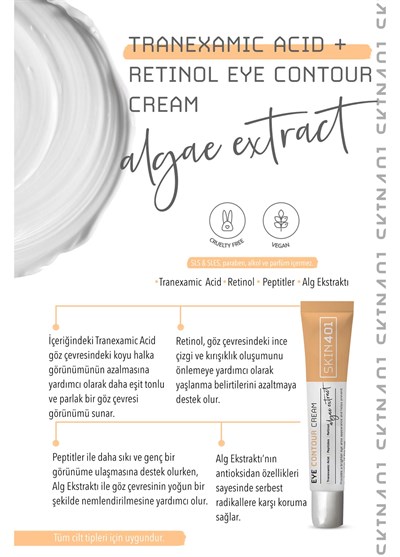 Skin401 Göz Çevresi Retinol Bakım Kremi 20ml