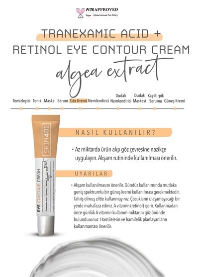 Skin401 Göz Çevresi Retinol Bakım Kremi 20ml