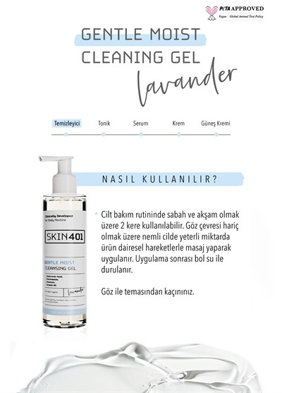 Skin401 Nemlendirici Tazelik ve Parlaklık Veren Yüz Temizleme Jeli 200ml