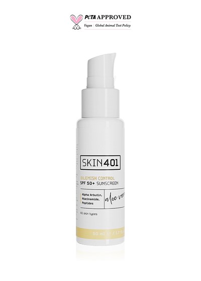 Skin401 SPF 50+ Leke Karşıtı Aloe Vera Nemlendiricili Güneş Kremi 50ml