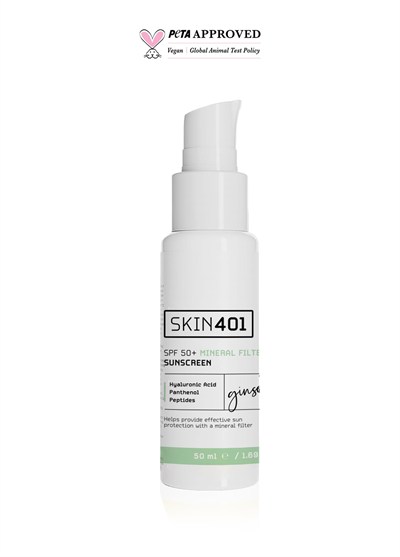 Skin401 SPF 50+ Mineral Filtre Güneş Kremi 50 ml