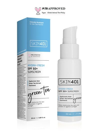 Skin401 SPF 50+ Nemlendirici & Tazeleyici Güneş Kremi 50ml