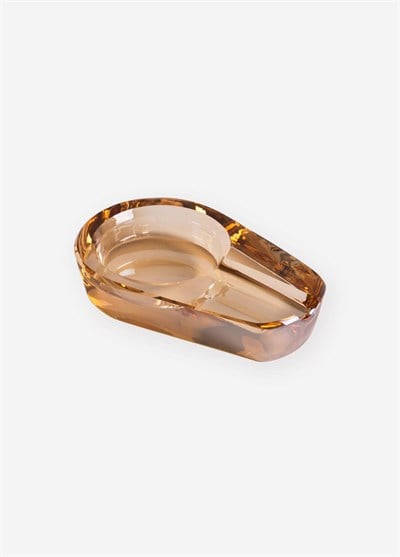 The Mia Kristal Puro Küllüğü Amber 12x8 Cm