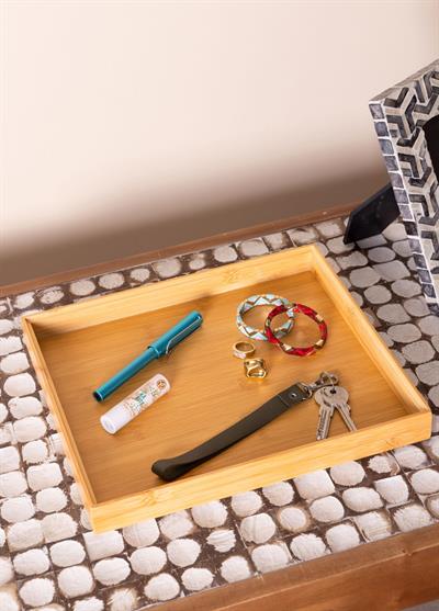 The Mia Natura Bambu Organizer Kutu 30x26x4 cm