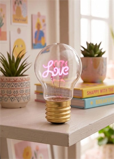 The Mia Glow Art Şarj Edilebilir Kablosuz Dekoratif Ampul